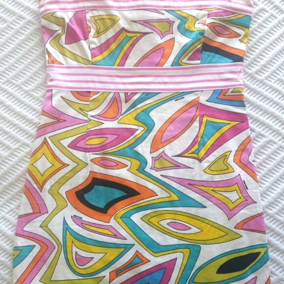 Limited Edition GRETCHEN SCOTT Mini Dress Corset Graphic Print Sleeveless M $219 - Picture 8 of 12